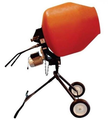 Cement mixer - direct drive - 20 rpm - 3/4 hp - 10 cu ft cap - 115v - 360 swivel for sale