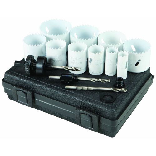 Brand new 13 piece bi-metal hole saw set for sale