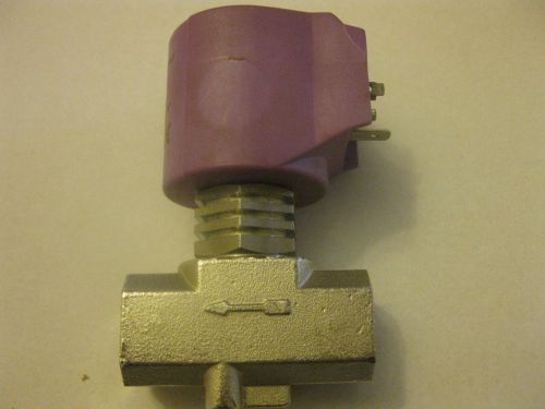 C.E.M.E FLUID SOLENOID VALVE FOR HOT WATER   ESPRESSO OR STEAMER  3/8&#034;FF 12VDC