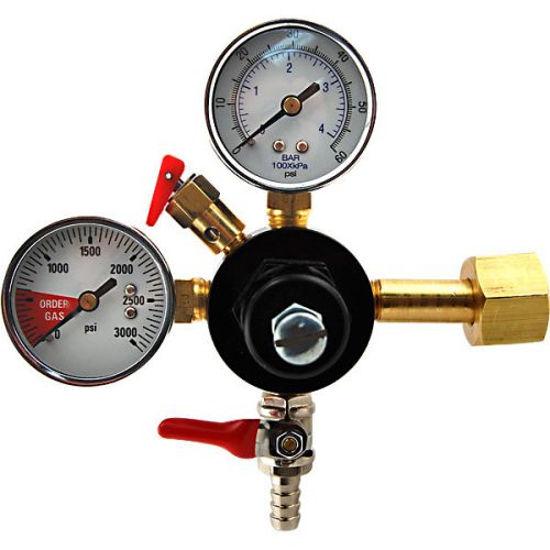 Economy double gauge co2 regulator- draft beer bar kegerator- air tank pressure for sale