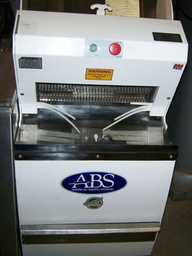 American backing systems bread slicer 1/2 inch on casters 115v for sale