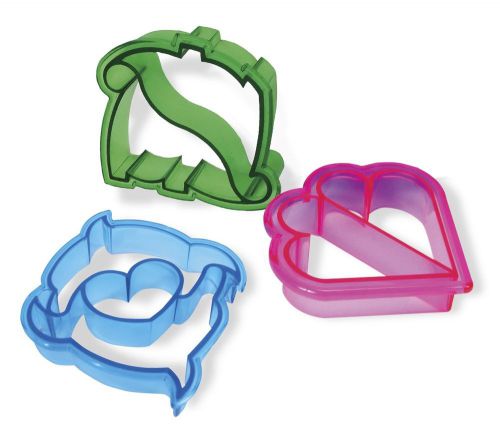 NEW Evriholder Set of 3 Sandwich Crust Cutters,