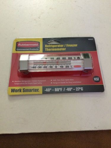 Rubbermaid Commercial R80GC Refrigerator Freezer Food Thermometer  Ships Free
