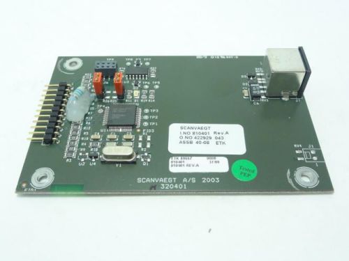 139758 New-No Box, Scanvaegt SV810401 Circuit Board Rev. A