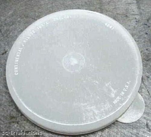 BX/12 CARLISLE 10 OZ LEXAN SOLID DREDGE LIDS, WHITE