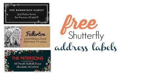 Shutterfly 24 Address Labels