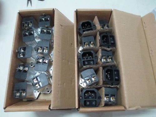 lot of 48 Schurter DC12.2102.001 Power Entry Modules