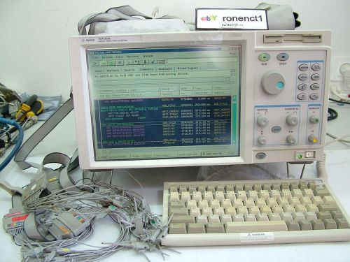 AGILENT 16702B LOGIC ANALYZER + 16717A 333MHz/2GHz + PROBES