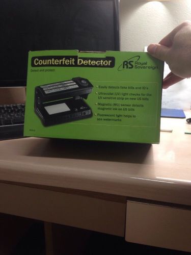 Royal Sovereign Counterfeit Bill and ID Detector - 3 Way Counterfeit Detector