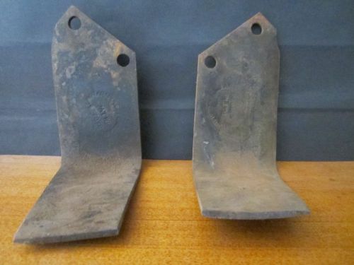 2 VINTAGE HOWARD/GEM ENGLISH MADE ROTARY HOE CUTTING BLADES