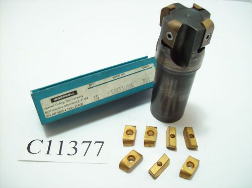 Ingersoll max-i-pex insert mill r-85029-0 w/ (7) inserts cde334r04  lot c11377 for sale