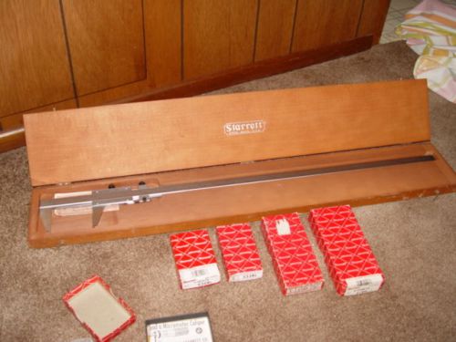 Starrett Master Vernier Calipers No. 123  0-26&#039;&#039;