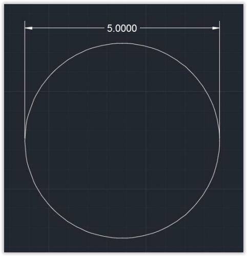 1pc Acrylic Plastic (Plexiglass) Circle - 1/2&#034; x 5&#034; Circle - Clear