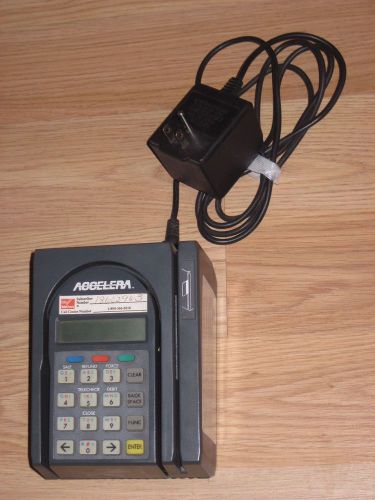 Accelera Telecheck Credit Card Terminal Swipe Machine/Free Shipping!