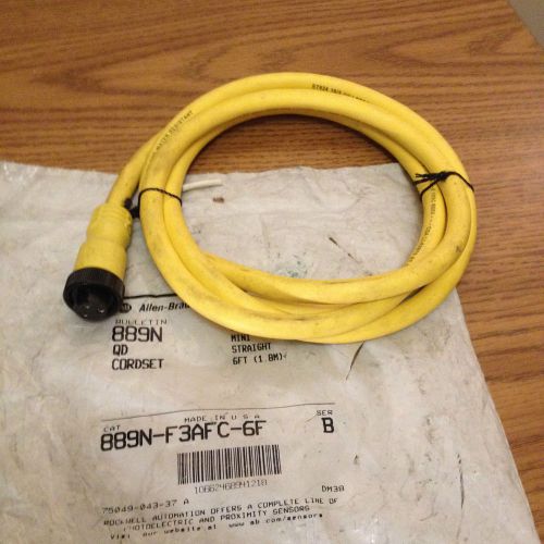 ALLEN BRADLEY 889N-F3AFC-6F SER B  SENSOR CORD