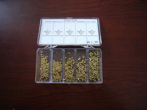 Medeco Master Wafer Pin Kit. K-1003. NEW .030&#034; increments.