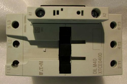 Eaton XTCE040D11A 3P Contactor FVNR 40A 120V