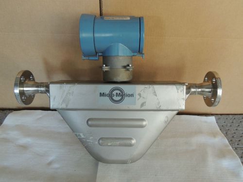 Micro Motion Mass Flow Coriolis meter f100  SS 316L, 1&#034; RF Ansi, 1200 lb/min max