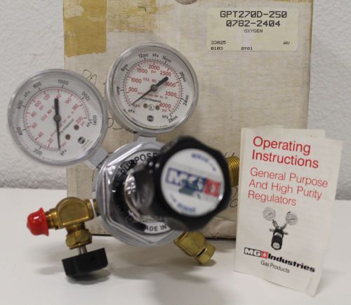 MG GPT270-250 COMPRESSED GAS 3000PSI GENERAL PURPOSE HIGH PURITY REGULATOR