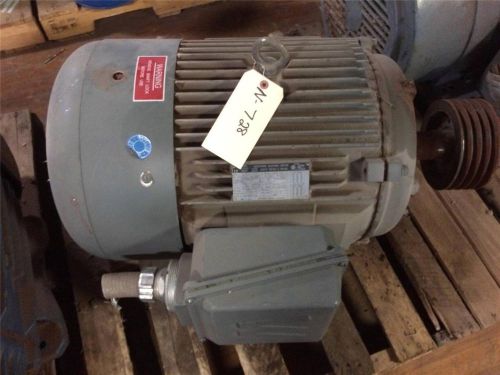 60HP Worldwide Industrial Electric Motor WWE60-364T 230/460V USED