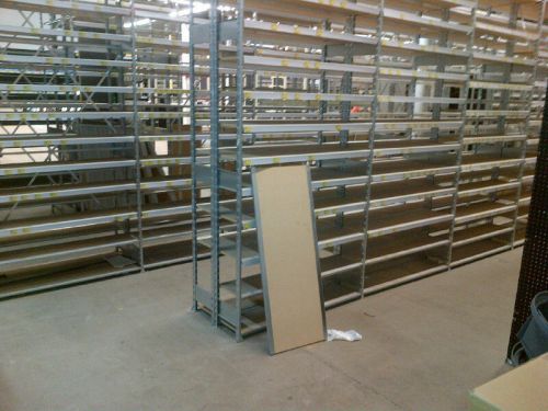 Auto parts whole store fixture liquidation used gondola backroom shelving lozier for sale