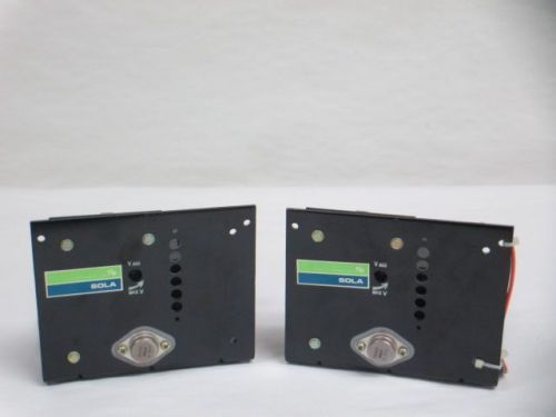 LOT 2 SOLA 83-24-225-2 2.5A AMP 2.4V DC OUT 120/240V AC IN POWER SUPPLY D207297