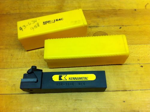 New Kennametal Index Toolholder NSR-164C NE6 1&#034; x 1&#034; x 4 3/4&#034; Lathe Tool Holder