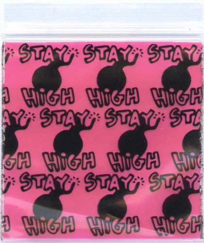 100 apple mini baggies bag 1.5 x 1.5 1.5x1.5 1515 ziplock stay high bomb for sale