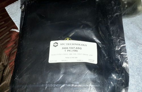 (100) ANTI STATIC ZIP LOC 6X10 SPC TECHNOLOGY 8404-1047-ASQ METAL OUT NEW $19