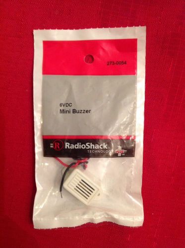 6VDC Mini Buzzer #273-0054 By RadioShack