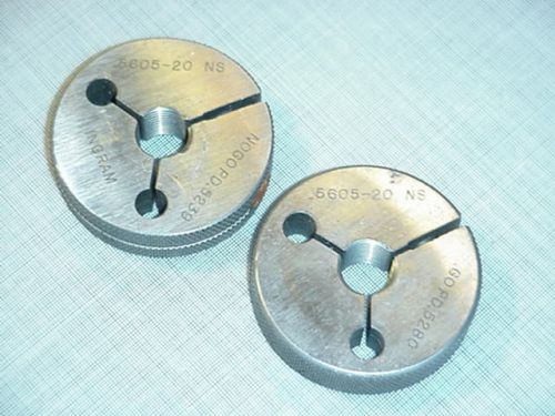 Thread Ring Gage Set 5605-20 NS GO &amp; NO GO TRG-31