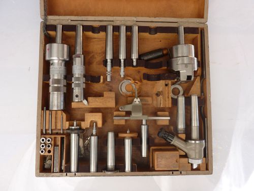 SIP SOCIETE GENEVOISE JIG BORING TOOL HOLDER &#034;L&#034;-TYPE SET SWISS MADE