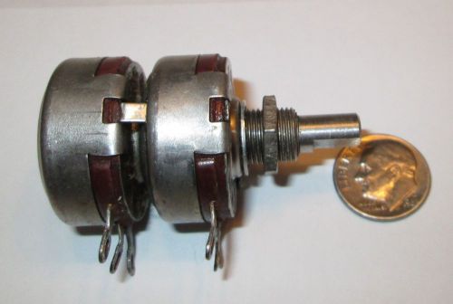 Allen-bradley type j  dual potentiometer 2k ohm log/30k reverse log  2 watt  nos for sale