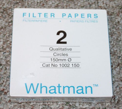 Whatman #2 qualitative filter paper box - (100) 150mm circles - 1002 150 for sale