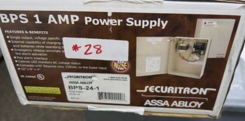 SECURITRON ASSA ABLOY BPS 1 AMP DOOR ACCESS POWER SUPPLY BPS-24-1 NEW IN BOX