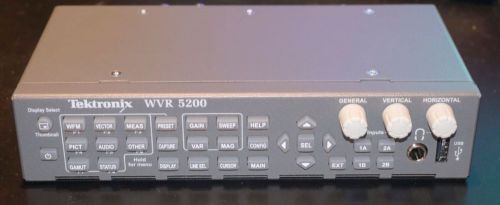 Tektronix wvr5200 waveform rasterizer with audio option for sale