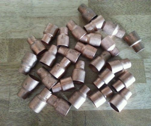 qty: 28 Copper Reducer   3/4&#034;  x  1/2&#034;