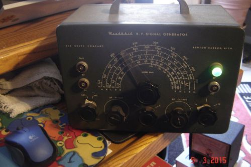 VINTAGE HEATHKIT PRECISION R.F. SIGNAL GENERATOR MODEL $1.99  SHIPPING!!