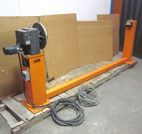 ABB MTB-250 Robotic Welding Weld Positioner Frame 96&#034;L Weld Robotics Positioning