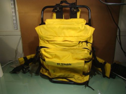 Trimble GPS Surveying Backpack with Metal Back Brace Bar Frame System