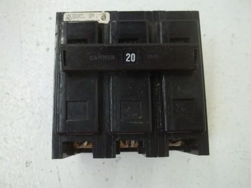 CUTLER-HAMMER BAB32020H CIRCUIT BREAKER *USED*