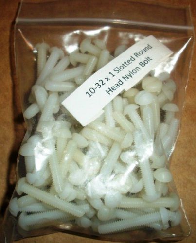 100 PIECE 1&#034; NYLON BOLTS