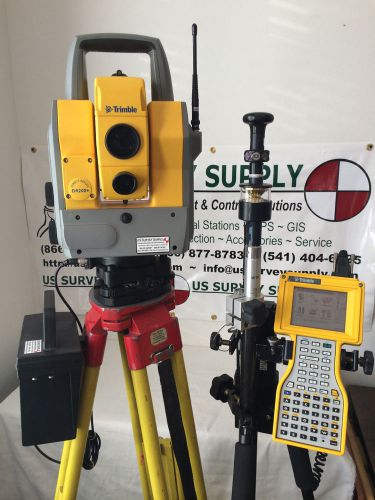 Trimble 5605 dr200+ plus reflectorless robotic total station - complete system for sale