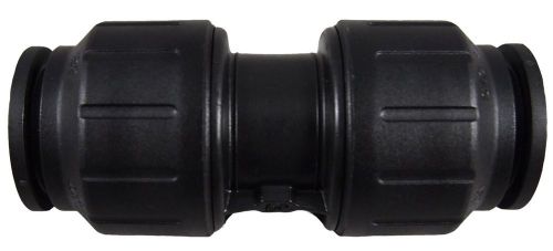 John guest speed fit pei0428e 3/4&#034; cts union coupler black-sharkbite u0162f for sale