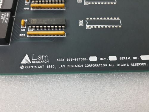 LAM I/O BOARD 810-017338-003 REV.1