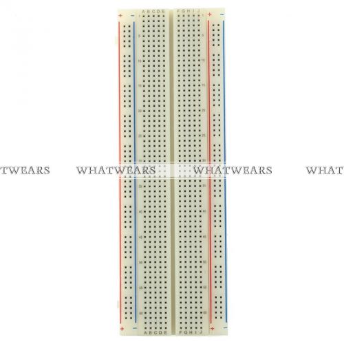 MB102 830 Solderless Breadboard Tie Points 2 buses Test Circuit for Arduino FK