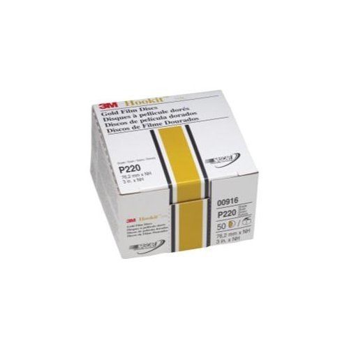 3m 00916 3&#034; 3m hookit gold disc, 50 discs per box for sale