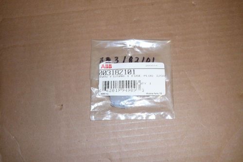 003182101 ABB New In Box Fuse Plug BNMS F125MA-1 BNMSF125MA1