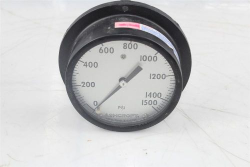 ASHCROFT Q-586 DURAGAUGE PRESSURE 0-1000PSI 6 IN 1/2 IN NPT GAUGE