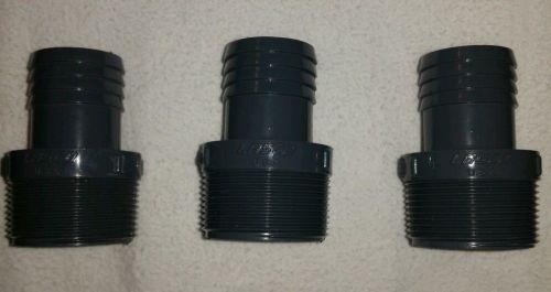 LOT OF 3:  LASCO Insert Adapter, Male 1-1/2&#034; x 1-1/4&#034;; 1436-212RMC